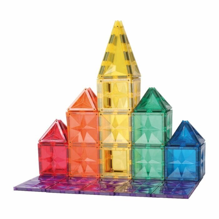 Set magnetic de construit Inventiv 110 piese, Cleverclixx - imagine 4