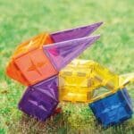 Set magnetic de construit Inventiv 60 piese, Cleverclixx - imagine 4