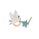 Zornaitoare cu inel de lemn Iepuras , Moulin Roty - imagine 2