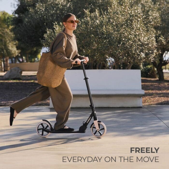 TROTINETA KINDERKRAFT FREELY,  BEIGE - imagine 2