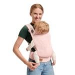 MARSUPIU ERGONOMIC KINDERKRAFT NINO, PANA LA 20 KG, CONFETTI PINK - imagine 3