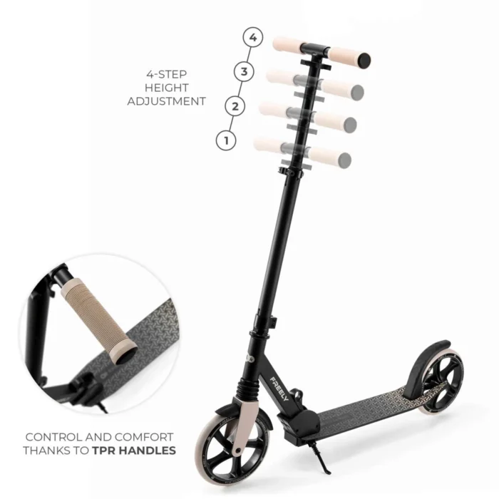 TROTINETA KINDERKRAFT FREELY,  BEIGE - imagine 8