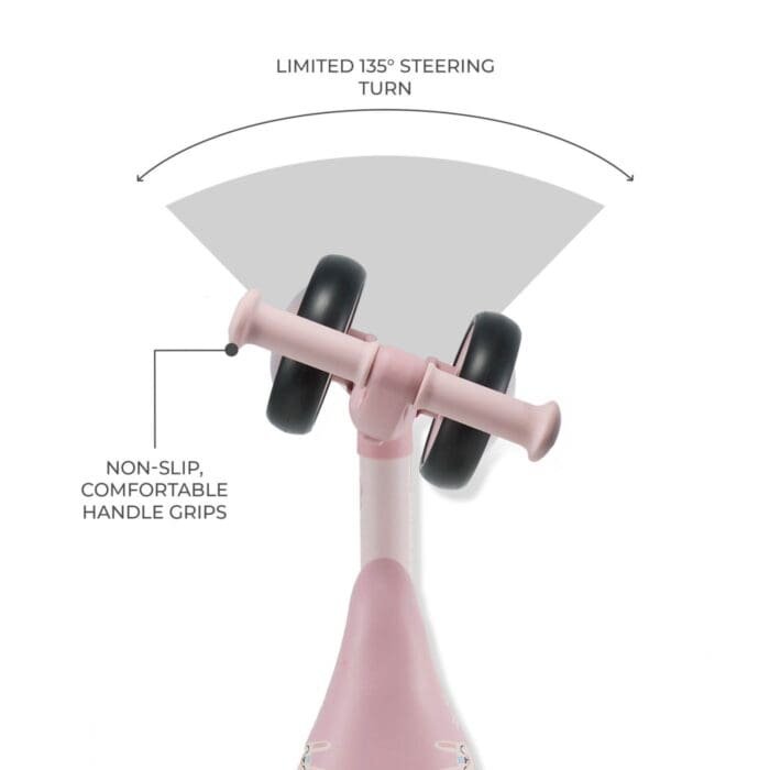 BICICLETA ECHILIBRU CUTIE FLASH, PINK - imagine 3