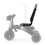 TRICICLETA KINDERKRAFT JAZZ 2, GREEN - imagine 9