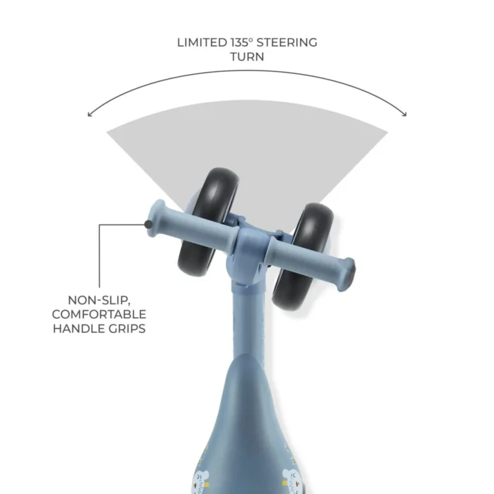 BICICLETA ECHILIBRU CUTIE FLASH, BLUE - imagine 9