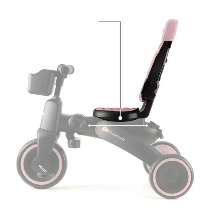 TRICICLETA KINDERKRAFT JAZZ 2, PINK - imagine 10