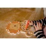 Labirint magnetic din lemn Leu, Orange Tree Toys - imagine 4