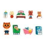 Puzzle din lemn Acasa, Djeco - imagine 3