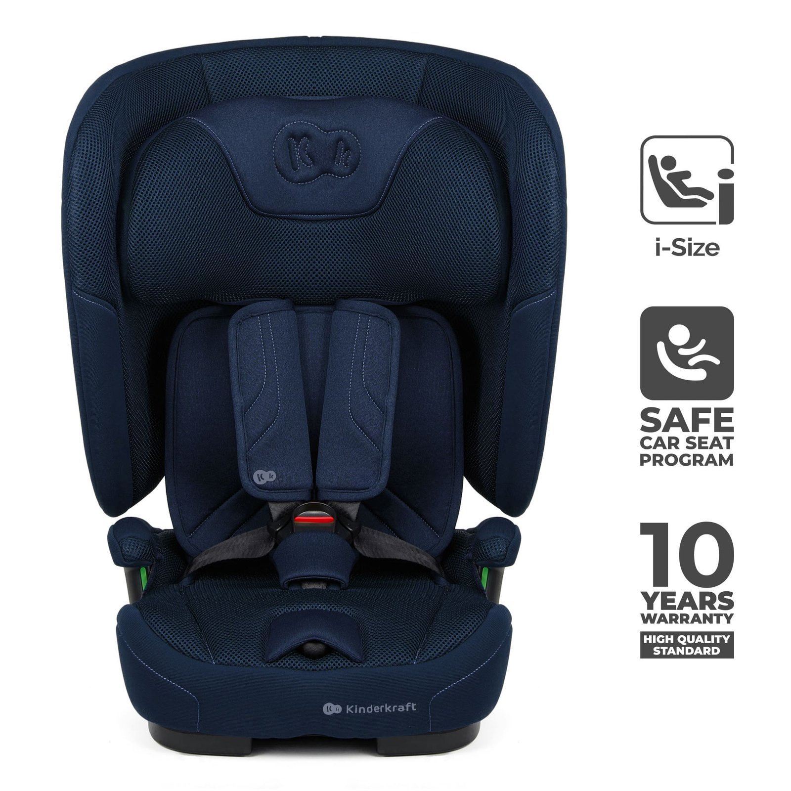 1 SCAUN AUTO KINDERKRAFT FIX2GO 76-150 CM, NAVY - imagine 1