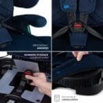 SCAUN AUTO KINDERKRAFT FIX2GO 76-150 CM, NAVY - imagine 2