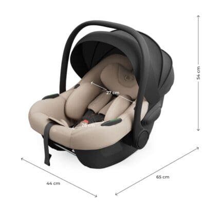 SCOICA AUTO KINDERKRAFT I-LITE 40-87 CM, BEIGE