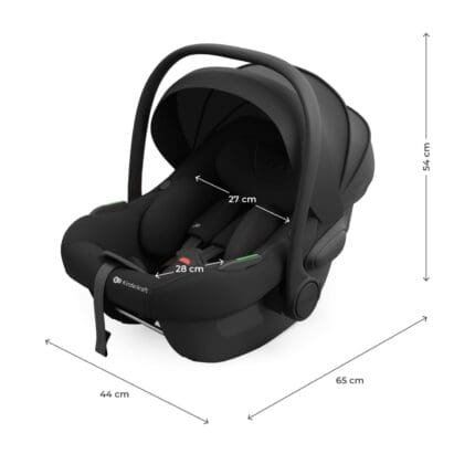 SCOICA AUTO KINDERKRAFT I-LITE 40-87 CM, BLACK