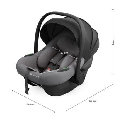 SCOICA AUTO KINDERKRAFT I-LITE 40-87 CM, GREY