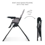 SCAUN DE MASA KINDERKRAFT BINCI, GREY - imagine 6