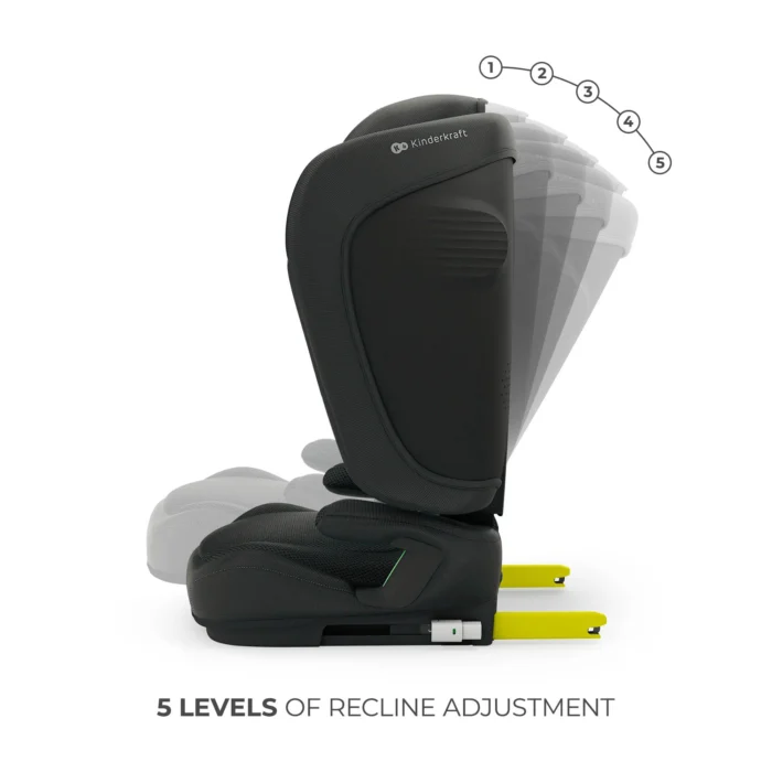 SCAUN AUTO KINDERKRAFT UNITY2 100-150 CM, BLACK - imagine 7