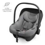 SCOICA AUTO KINDERKRAFT I-LITE 40-87 CM, GREY - imagine 7