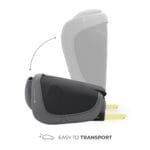 SCAUN AUTO KINDERKRAFT UNITY2 100-150 CM, GREY - imagine 3