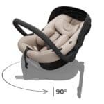 SCOICA AUTO KINDERKRAFT I-LITE 40-87 CM, BEIGE - imagine 3