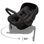 SCOICA AUTO KINDERKRAFT I-LITE 40-87 CM, BLACK - imagine 3