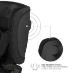 SCAUN AUTO KINDERKRAFT FIX2GO 76-150 CM, BLACK - imagine 8