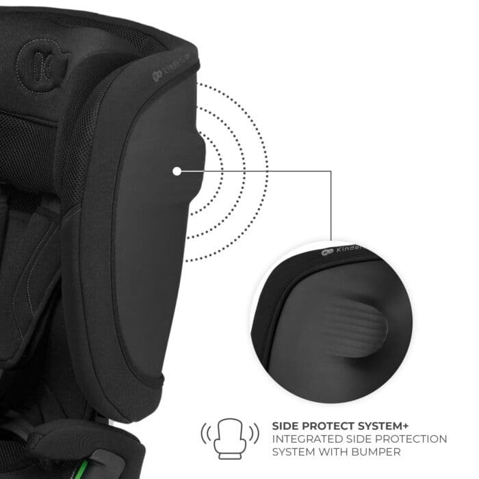 SCAUN AUTO KINDERKRAFT FIX2GO 76-150 CM, BLACK - imagine 4