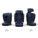 SCAUN AUTO KINDERKRAFT UNITY2 100-150 CM, NAVY - imagine 4
