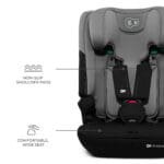 SCAUN AUTO KINDERKRAFT COMFY 75-150 CM, DK GREY - imagine 3