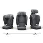 SCAUN AUTO KINDERKRAFT UNITY2 100-150 CM, GREY - imagine 4