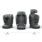 SCAUN AUTO KINDERKRAFT UNITY2 100-150 CM, GREY - imagine 8