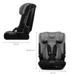 SCAUN AUTO KINDERKRAFT COMFY 75-150 CM, DK GREY - imagine 8