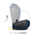 SCAUN AUTO KINDERKRAFT FIX2GO 76-150 CM, NAVY - imagine 5