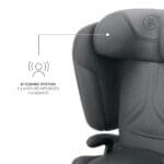 SCAUN AUTO KINDERKRAFT UNITY2 100-150 CM, GREY - imagine 5