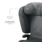 SCAUN AUTO KINDERKRAFT UNITY2 100-150 CM, GREY - imagine 9