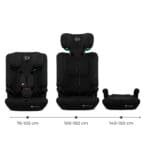 SCAUN AUTO KINDERKRAFT COMFY 75-150 CM, BLACK - imagine 4
