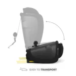 SCAUN AUTO KINDERKRAFT FIX2GO 76-150 CM, BLACK - imagine 10