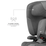 SCAUN AUTO KINDERKRAFT FIX2GO 76-150 CM, GREY - imagine 10