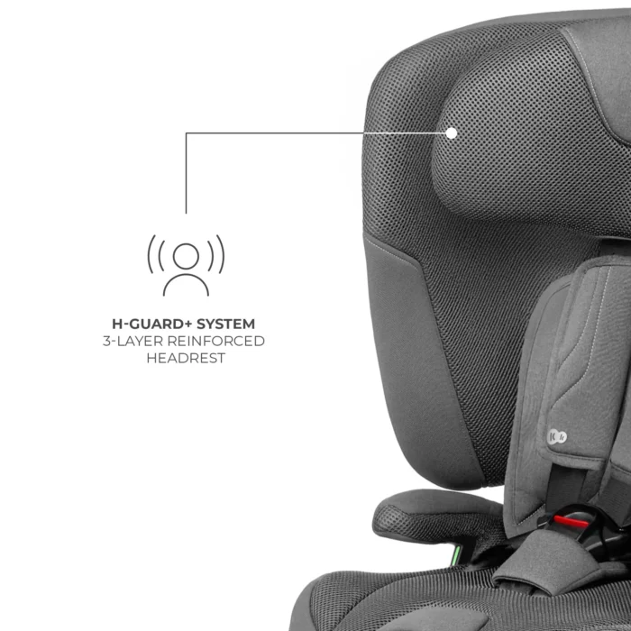 SCAUN AUTO KINDERKRAFT FIX2GO 76-150 CM, GREY - imagine 10