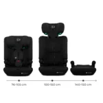 SCAUN AUTO KINDERKRAFT COMFY 75-150 CM, BLACK - imagine 8