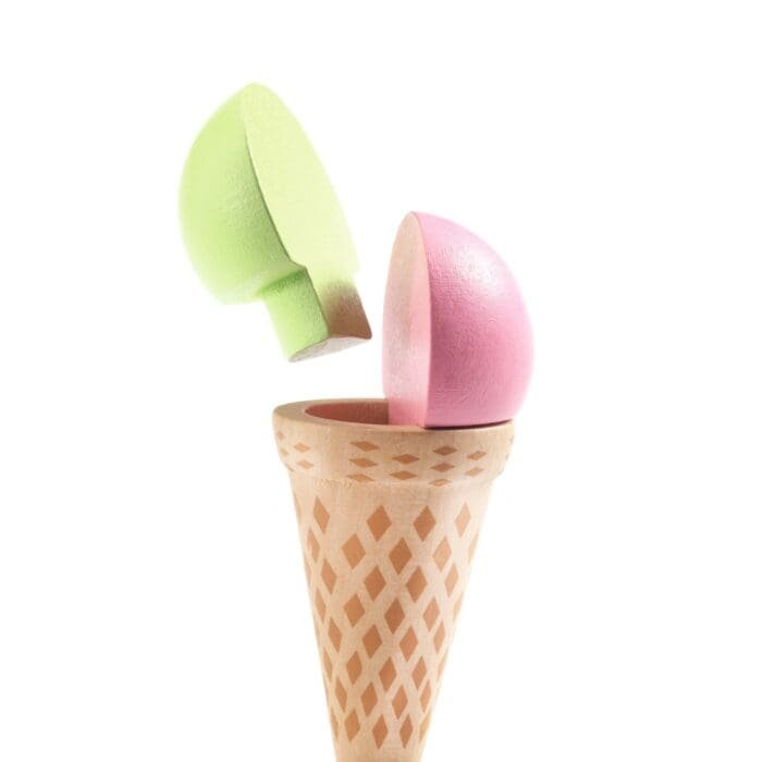 Joc de rol din lemn Gelateria Lina & Lino, Djeco - imagine 4