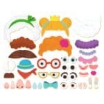 Joc magnetic creativ Portrete, Djeco