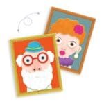 Joc magnetic creativ Portrete, Djeco - imagine 4