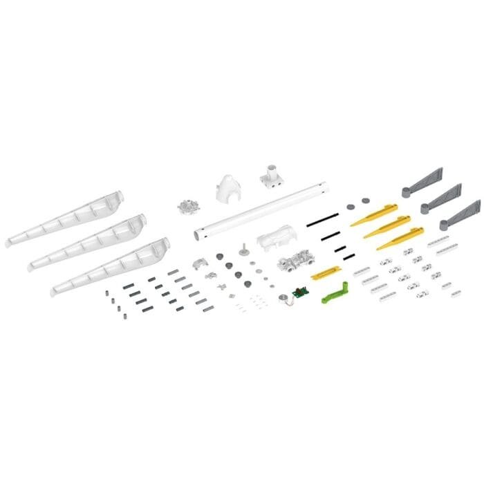 Kit STEM Energia eoliana cu turbina si masinuta electrica, Genius Toy - imagine 3