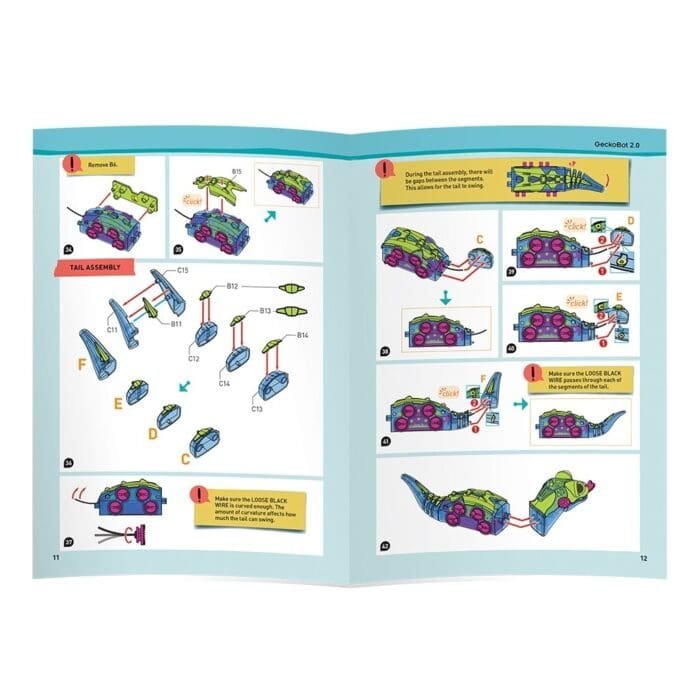 Kit STEM Gecko robotul care se catara, Genius Toy - imagine 3