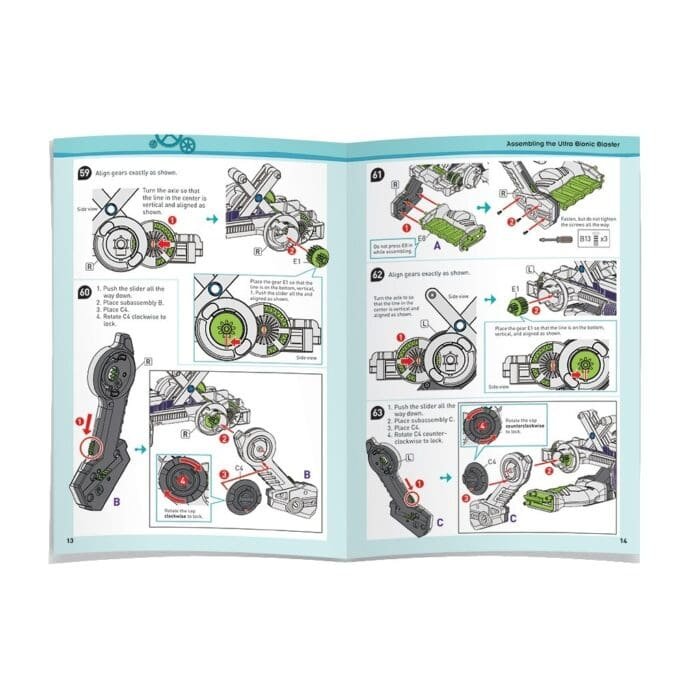 Kit STEM Manusa robotica, Genius Toy - imagine 4