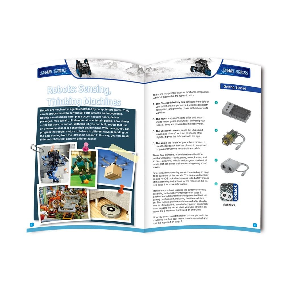 kit-stem-robotica-masini-inteligente-de-construit-genius-toy20029 Kit STEM Robotica - Masini inteligente de construit, Genius Toy - imagine 1