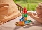 Set de construit cu mini placi magnetice, Cleverclixx