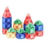 Set de construit cu mini placi magnetice, Cleverclixx - imagine 3