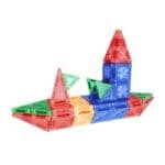 Set de construit cu mini placi magnetice, Cleverclixx - imagine 4