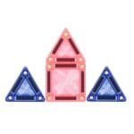 Set magnetic de construit cu placute mici, Cleverclixx - imagine 4