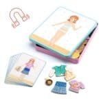 Joc educativ cu magnet de imbracat personaje, Djeco